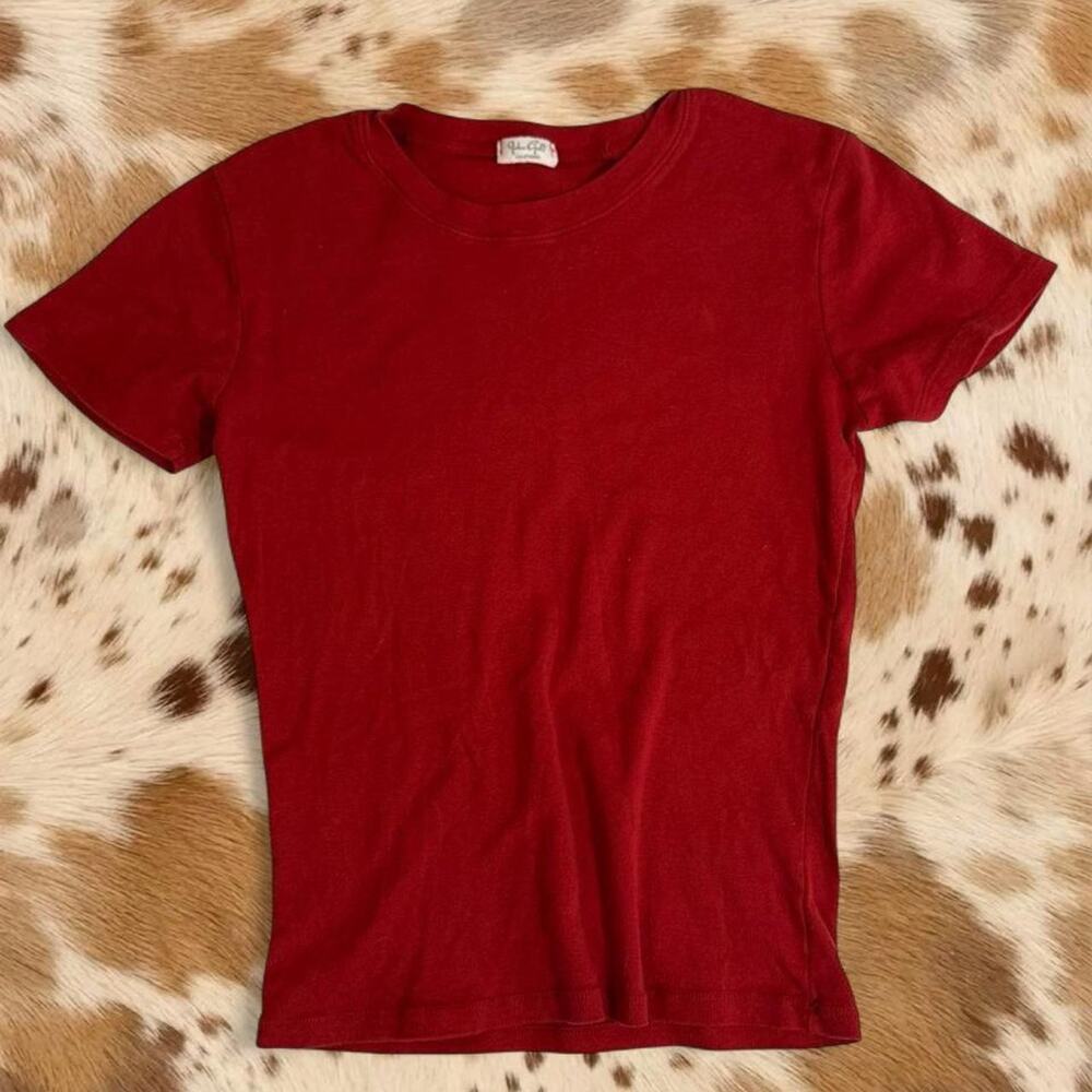 Brandy melville red baby tee